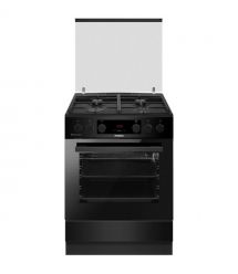 Hansa Cooker combined, 65L, 60x60cm, display, convection, cast-iron, black