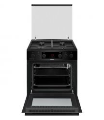 Hansa Cooker combined, 65L, 60x60cm, display, convection, cast-iron, black