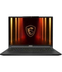 MSI Ноутбук Stealth A16 AI+ A3XWHG-067XUA 16" QHD+, AMD Ryzen AI 9 HX 370, 32GB, F1TB, NVD5070TI-12, DOS, чорний