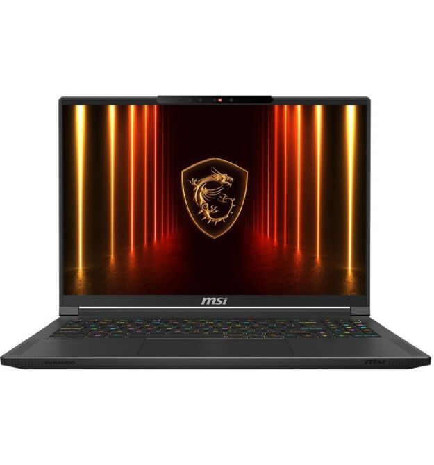 MSI Ноутбук Stealth A16 AI+ A3XWHG-067XUA 16" QHD+, AMD Ryzen AI 9 HX 370, 32GB, F1TB, NVD5070TI-12, DOS, чорний