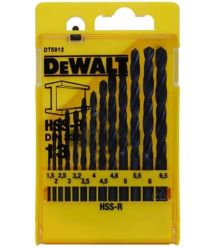 DeWALT set of drills for metal HSS-R, 13 pcs, 1.5-6.5 mm, case