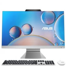 ASUS Комп'ютер персональний моноблок M3702WFAT-WPF0030 27" FHD AG Touch, AMD R5-7520U, 8GB, F1TB, UMA, WiFi, кл+м, Без ОС, білий