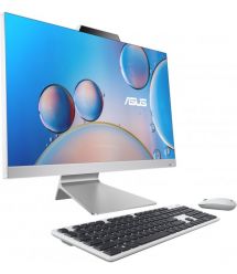 ASUS Комп'ютер персональний моноблок M3702WFAT-WPF0030 27" FHD AG Touch, AMD R5-7520U, 8GB, F1TB, UMA, WiFi, кл+м, Без ОС, білий