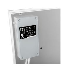 Neo Tools Панель інфрачервона Neo Tools, 600Вт, WIFI, 100х60х3.8см, IP24, термостат, білий