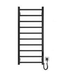 Hygge Family Рушникосушка електрична Leeds, 970х430х80мм, таймер-регулятор, сталь, чорний матовий