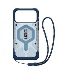 UAG Чохол+ремінець UAG для iPhone 17 Pro Max, Pathfinder Clear MagSafe Bundle, Blues Lanyard