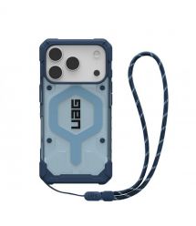 UAG Чохол+ремінець UAG для iPhone 17 Pro, Pathfinder Clear MagSafe Bundle, Blues Lanyard