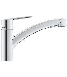 Grohe Start kitchen mixer, spout length - 227mm, swivel/pull-out, 1 lever, chrome