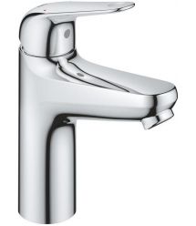Grohe Washbasin tap QuickFix Swift M spout lenght - 116mm, non-swivel, 1-handle, chrome
