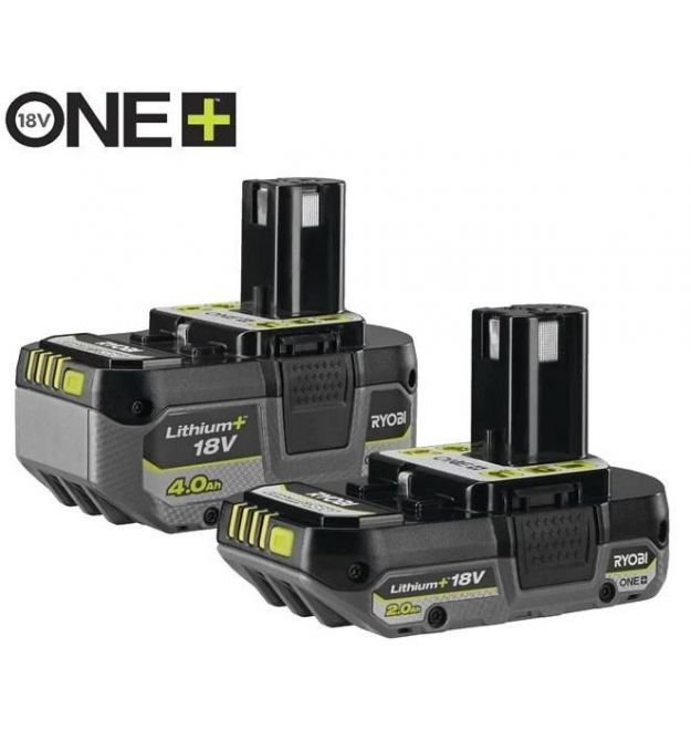 Ryobi Set of battery ONE+ RB18242X 18V 1x2Ah 1x4Ah