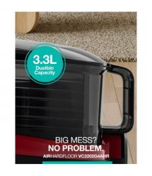 Gorenje container VC, 800W, dust cont -3.3L, HEPA, telescopic, red