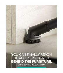 Gorenje container VC, 800W, dust cont-3.3L, HEPA, telescopic, white