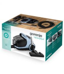 Gorenje container VC, 800W, dust cont-3.3L, HEPA, telescopic, blue