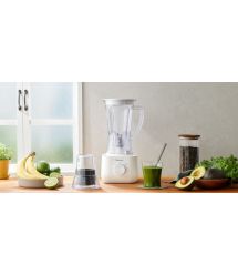 Panasonic Блендер стационарный, 450Вт, чаша-1350мл, мельн., для помола специй, белый