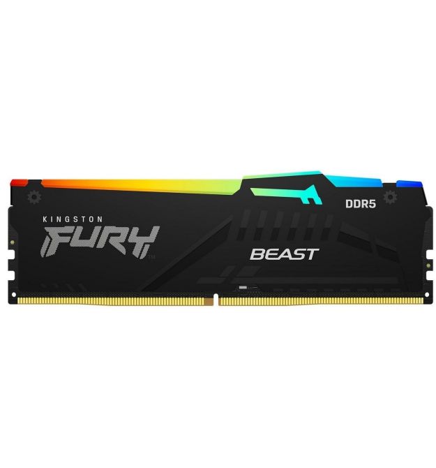 Kingston Память ПК DDR5 64GB 5600 FURY Beast RGB