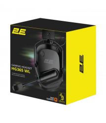 2E Gaming Гарнитура игровая HG365, BT/WL, чёрный