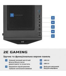 2E ПК 2E Complex Gaming Intel i5-13400F/B660/16/512F+1000/NVD3060-12/FreeDos/GH1/650W