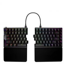 ASUS Keyboard mechanical ROG Falcata split, 83key, Magnetic Switch, USB-A/WL/BT, EN, RGB, black