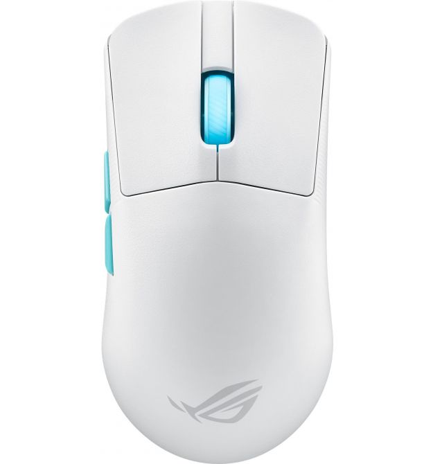 ASUS Мышь ROG Harpe Ace Aim Lab Edition, RGB, USB-A/WL/BT, белый
