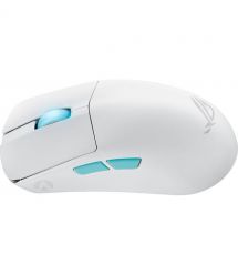 ASUS Мышь ROG Harpe Ace Aim Lab Edition, RGB, USB-A/WL/BT, белый