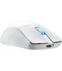 ASUS Мышь ROG Harpe Ace Aim Lab Edition, RGB, USB-A/WL/BT, белый