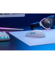 ASUS Мышь ROG Harpe Ace Aim Lab Edition, RGB, USB-A/WL/BT, белый