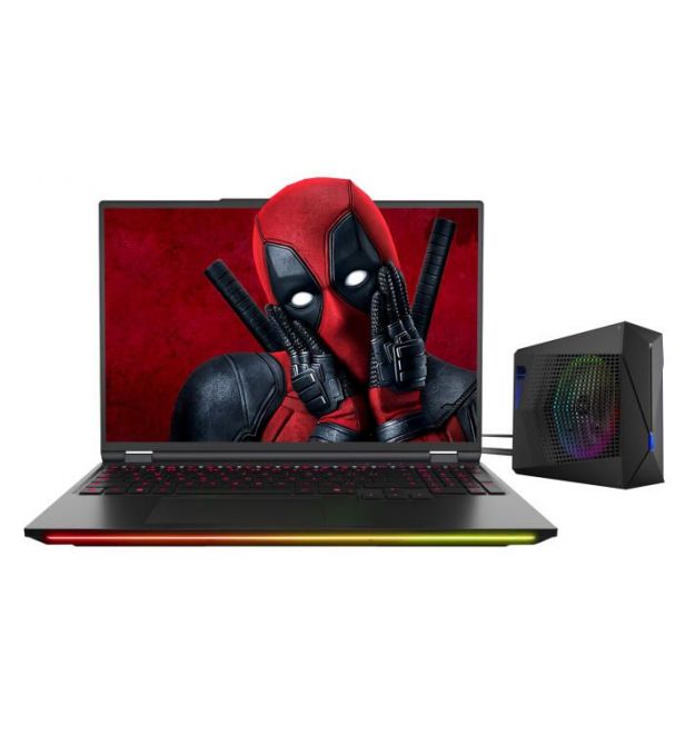 Dream Machines Notebook RT5090-16 16WQXGA, AMD R9-9955HX3D, 32GB, F2TB, NVD5090-24, DOS, black