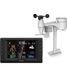 Sencor meteorological station, in/out measurement, CR2032x1+AAx3, temperature, humidity, time, weather forecast, atm. pressure,