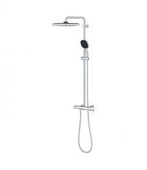 Grohe Shower set Vitalio Start System 250 with bathtub thermostatic mixer, shower head, hand shower, handle - on a slide bar, ch