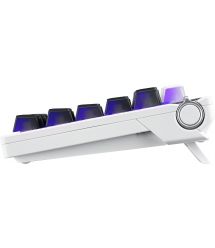 ASUS Keyboard mechanical ROG Azoth X 81key, NX Snow, USB-A/WL/BT, EN, RGB, white