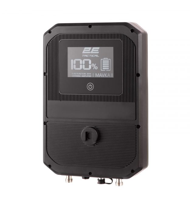 2E Tactical Антенна активная MAVKA II GREEN, 2.4/5.2/5.8GHz, 20Вт, N-Type, для DJI/Autel(V2)/FPV цифра