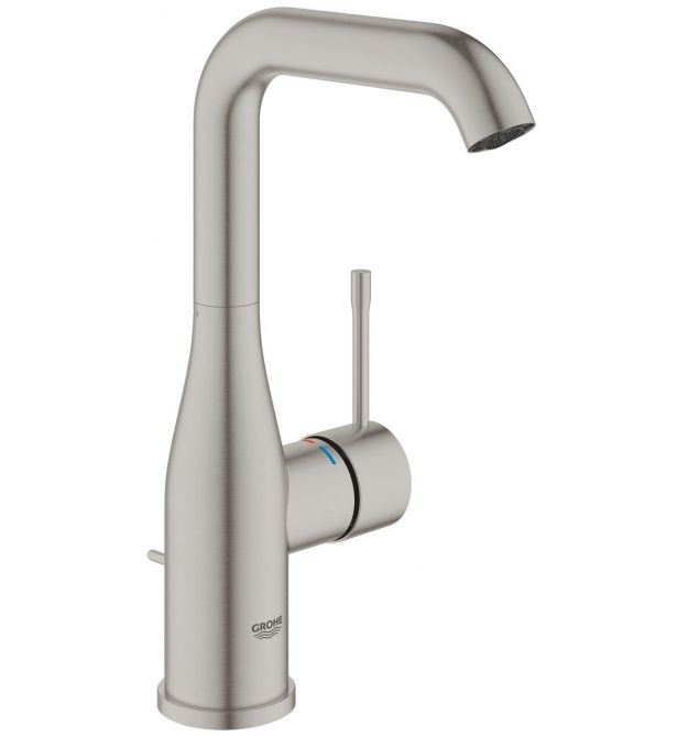 Grohe Essence basin mixer spout length 211mm, non-rotating, 1 lever, chrome