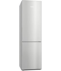 Miele Холодильник KFN 4395 DD Clean Steel с нижн. мороз., 201.5x60х65.4, холод.отд.-268л, мороз.отд.-103л, 2дв., А+, NF, нерж