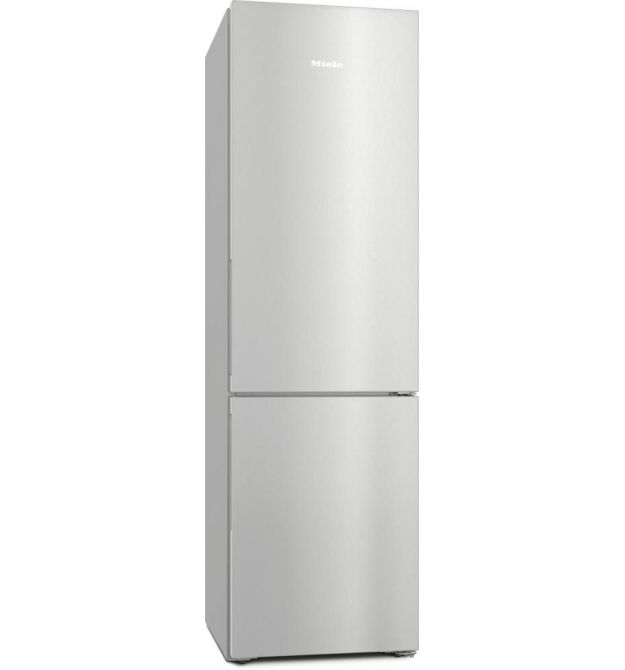 Miele Холодильник KFN 4395 DD Clean Steel с нижн. мороз., 201.5x60х65.4, холод.отд.-268л, мороз.отд.-103л, 2дв., А+, NF, нерж