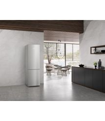 Miele Холодильник KFN 4395 DD Clean Steel с нижн. мороз., 201.5x60х65.4, холод.отд.-268л, мороз.отд.-103л, 2дв., А+, NF, нерж