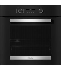 Miele Духовой шкаф H 2465 B OBSW/EDST-LOOK электрический, 76л, A+, дисплей, конвекция, телескопические направляющие, черный