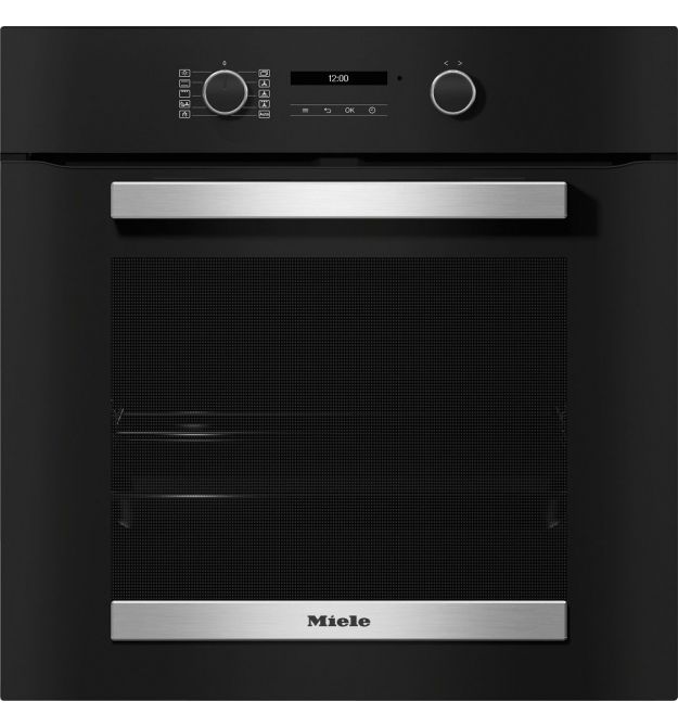 Miele Духовой шкаф H 2465 BP OBSW/EDST-LOOK электрический, 76л, A+, дисплей, конвекция,