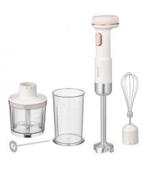 Sencor Блендер погружной Pulse, 180Вт, 4в1, чаша-700мл, безпроводной, USB-C, белый