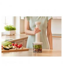 Sencor Блендер погружной Pulse, 180Вт, 4в1, чаша-700мл, безпроводной, USB-C, белый