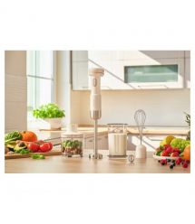 Sencor Блендер погружной Pulse, 180Вт, 4в1, чаша-700мл, безпроводной, USB-C, белый