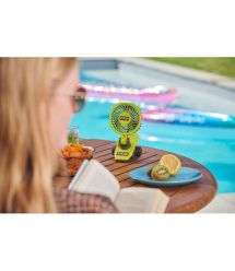 Ryobi Вентилятор аккумуляторный клипса USB Lithium RCF4-120G 4В 2А·ч 3800об·мин вращение 325° поворот 180° 2 скорости 0.29кг