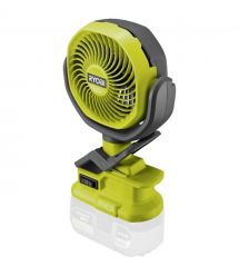 Ryobi Вентилятор аккумуляторный ONE+ RCF18-0 18В 3400об·мин 2 скорости поворотный 0.4кг без АКБ и ЗУ