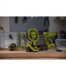 Ryobi Вентилятор аккумуляторный клипса USB Lithium RCF4-0 4В 3800об·мин вращение 32