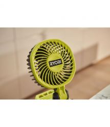Ryobi Вентилятор аккумуляторный клипса USB Lithium RCF4-0 4В 3800об·мин вращение 32