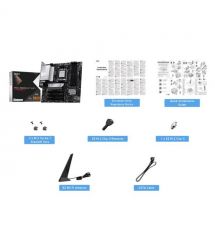 MSI Материнcкая плата PRO B850M-P WIFI sAM5 B850 4xDDR5 M.2 HDMI DP WiFi BT mATX