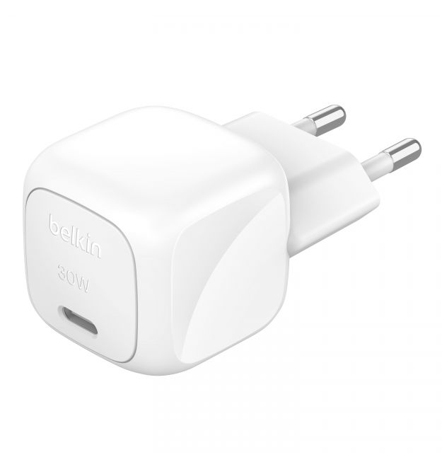 Belkin Зарядное устройство сетевое 30Вт USB-C PD PPS, белый