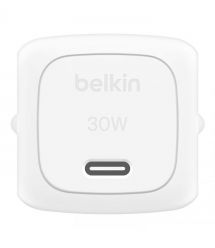 Belkin Зарядное устройство сетевое 30Вт USB-C PD PPS, белый