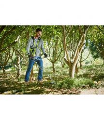 Ryobi Триммер садовый аккумуляторный ONE+ OBC1820B 18В 20см нож/леска 30см эргоремни Vertebrae 4.7кг без АКБ и ЗУ