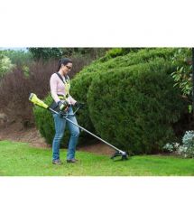 Ryobi Триммер садовый аккумуляторный ONE+ OBC1820B 18В 20см нож/леска 30см эргоремни Vertebrae 4.7кг без АКБ и ЗУ