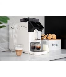 ARDESTO Кофемашина, 2л, зерно, автомат.капуч, дисплей, авторецептов -9, бело-черный